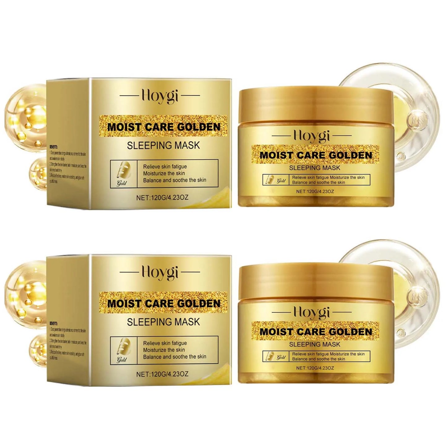 Gold Sleeping Mask – Niacinamide, Pore Tightening & Brightening