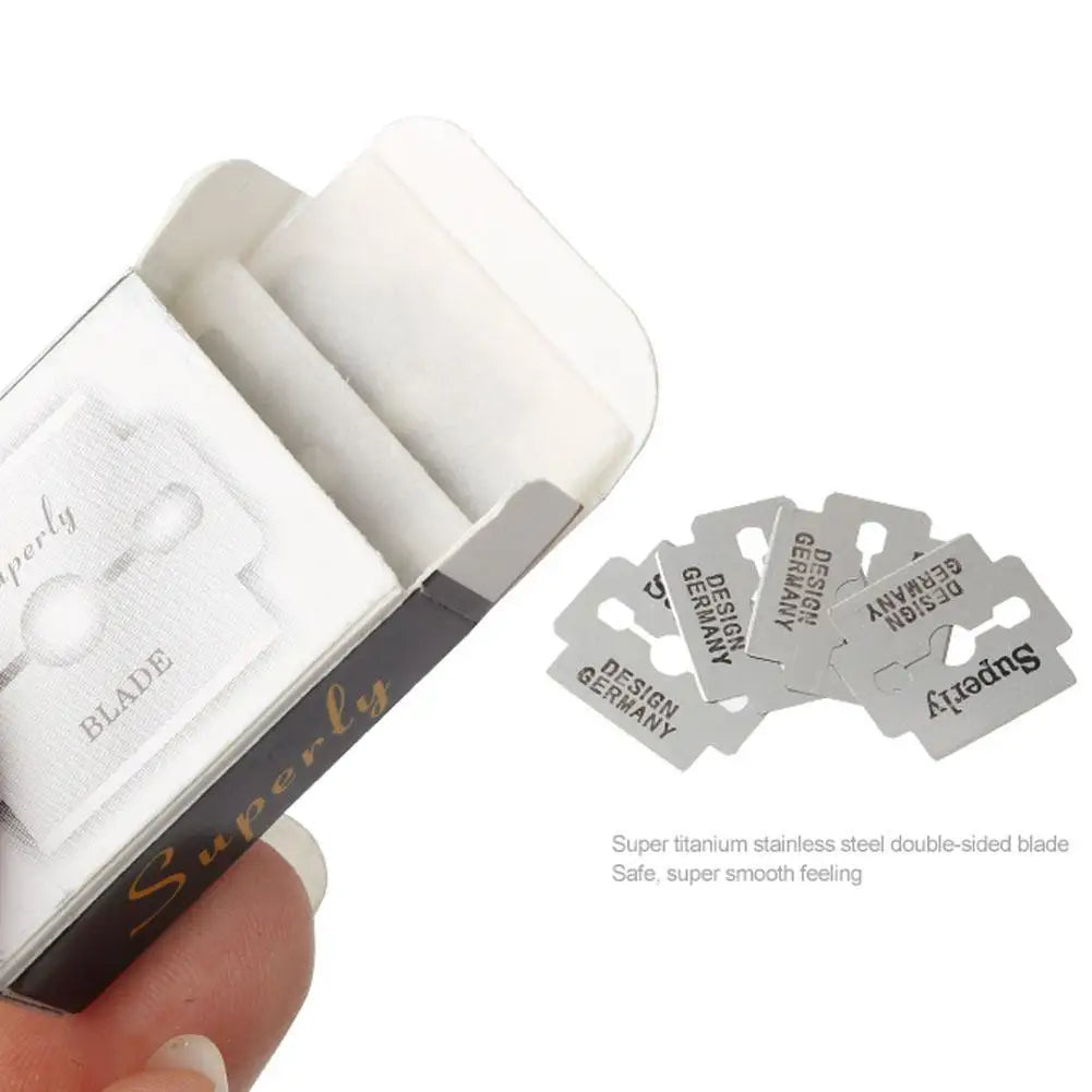 100pcs Steel Pedicure Blades for Skin Removal Peaceful Pleasures Health and Wellness