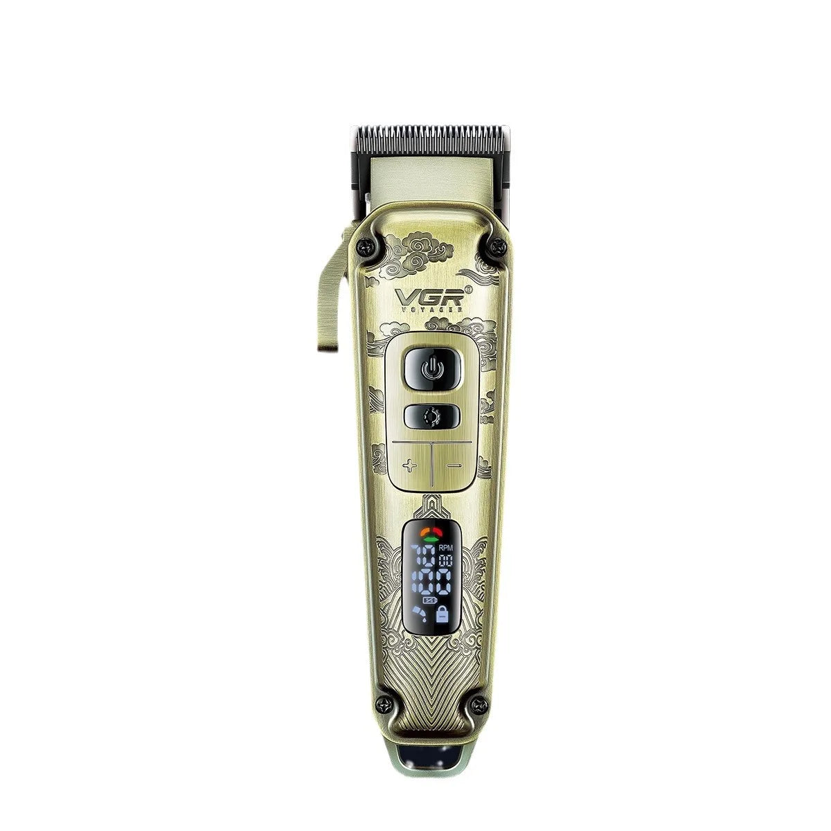 VGR 005 Hair Trimmer Electric Hair Clipper Professional Haircut Machine Cordless Trimmer Digital Display Hair Trimmer for Men Peaceful Pleasures Health and Wellness