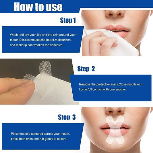 Mouth Tape for Sleeping Noise Reduction Instant Snoring Relief Stickers for Improve Night Sleeping Peaceful Pleasures Health and Wellness