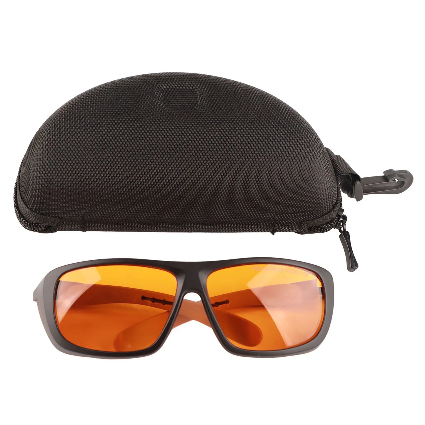 Laser Safety Goggles PC Plastic Easy To Clean Glasses High Attenuation Rate 180‑500nm Wavelength for Industrial Use Peaceful Pleasures Health and Wellness black