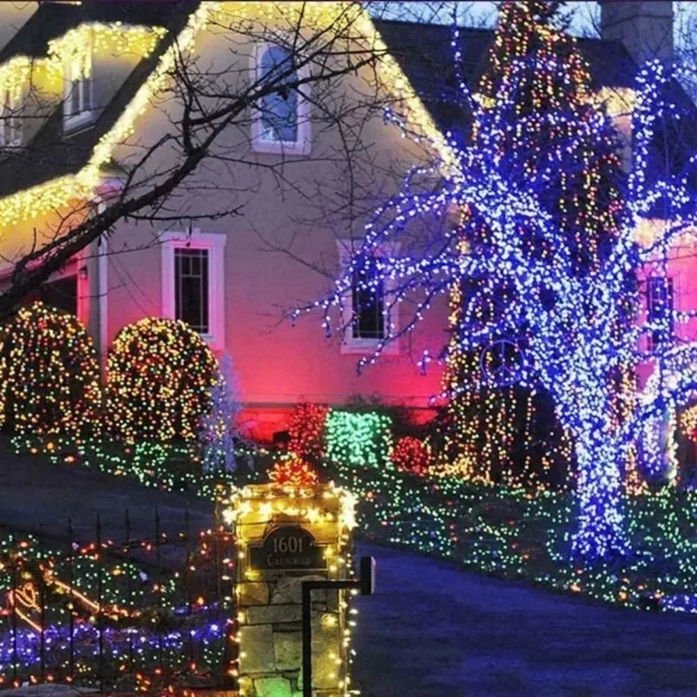 Solar Fairy String Lights Outdoor 8-Mode LED Waterproof