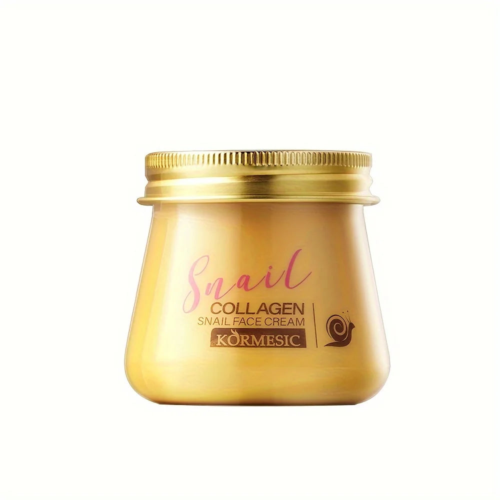 Collagen Moisturizing And Hydrating Snail Cream, Nourishing And Moisten Snail Cream, Tender Skin Anti-wrinkle Nourishing Cream 8 Peaceful Pleasures Health and Wellness 1pc 80g