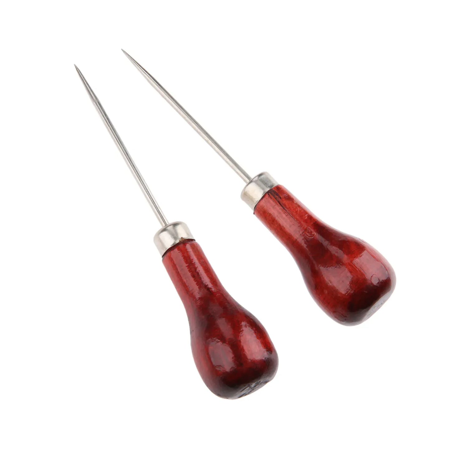 5-Pack Sewing Awl Set – Wood & Metal Leather Hole Punch Tool