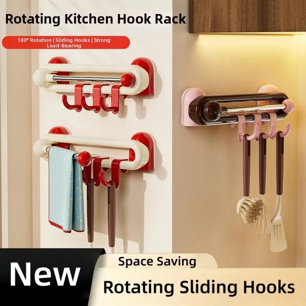Adjustable Rotating Wall Hook – No-Drill Waterproof Storage Hook