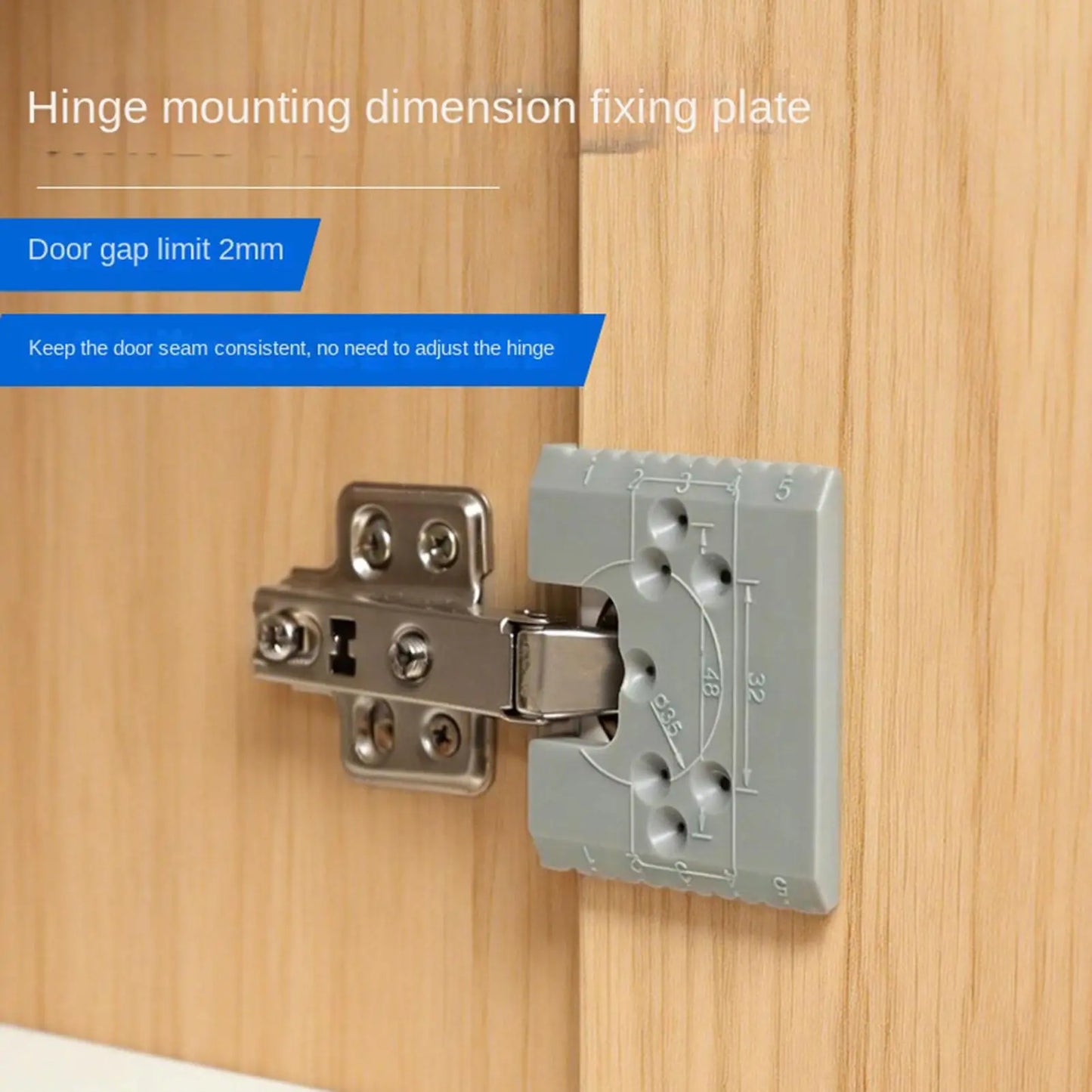 Magnetic Door Hinge Jig – Cabinet Alignment Drilling Tool