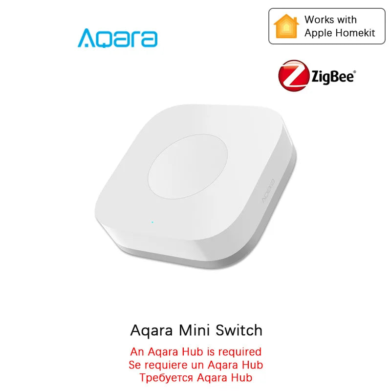 Aqara Smart Home Kits Zigbee Gateway Hub M1S Wireless Switch Lamp Door Motion Temperature Sensor for Mihome Homekit Peaceful Pleasures Health and Wellness Wireless Switch