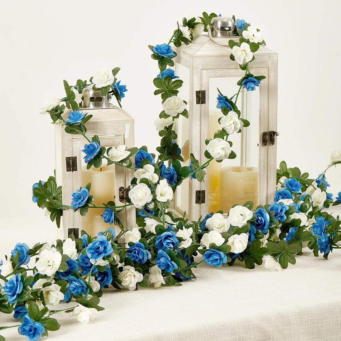Artificial Silk Rose Vine Garland – Wedding & Home Decor