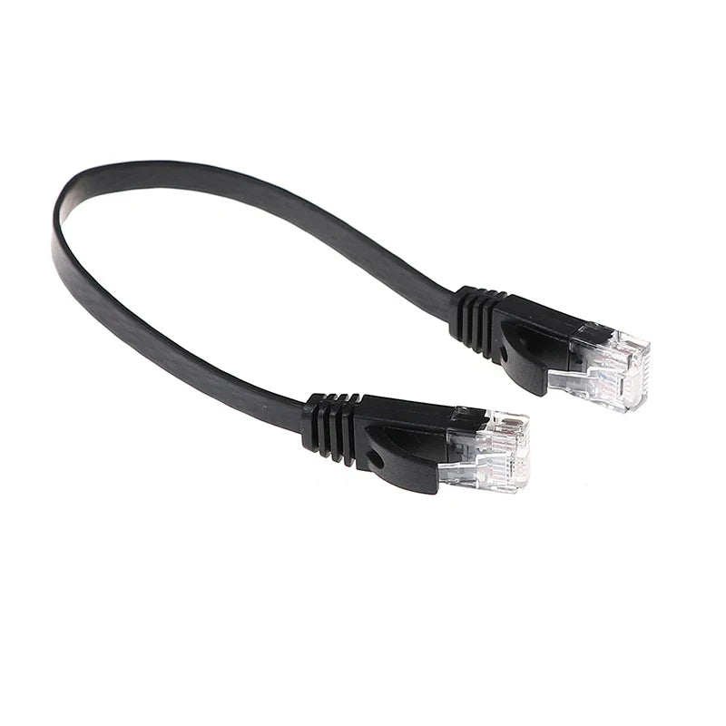 Cat6 RJ45 Slim Patch Cord 30cm – 1Gbps Ethernet Cable