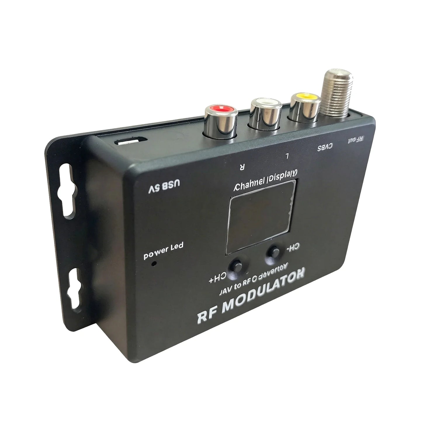 AV to RF Analog Modulator – Adjustable Cable TV Channel Mixer