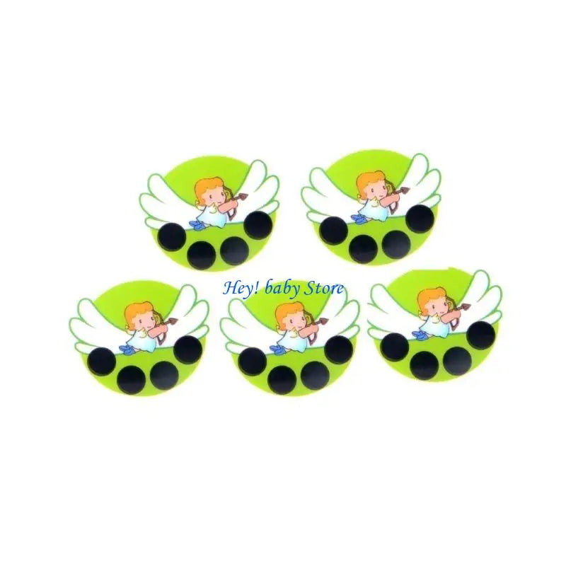 Baby Forehead Thermometer Strips – Cartoon Fever Stickers 5-Pack