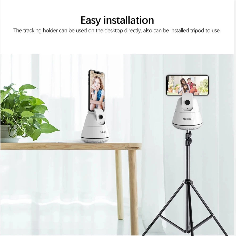 360° AI Auto Face Tracking Selfie Stick Tripod | 1080P Peaceful Pleasures Health and Wellness