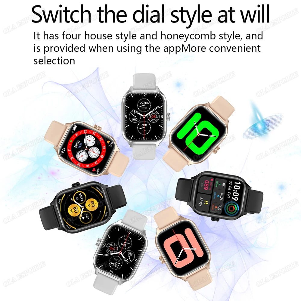2025 New Smart Watch Bluetooth Call Message Reminder 24 Hour Health Monitoring Smart Watch Gift for Men and Women HW12 Peaceful Pleasures Health and Wellness