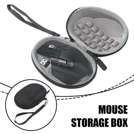 New Mouse Storage Bag For Logitech MX Master 4 High Quality Portable Gaming Mouse Wireless Bluetooth Eva Zipper Bag Storage Box Peaceful Pleasures Health and Wellness