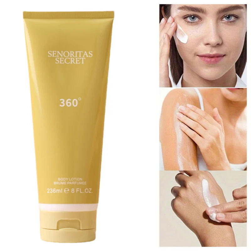 236mlMoisturizing and hydrating perfume body lotion, refreshing and non-greasy, long-lasting fragrance, suitable for all seasons Peaceful Pleasures Health and Wellness