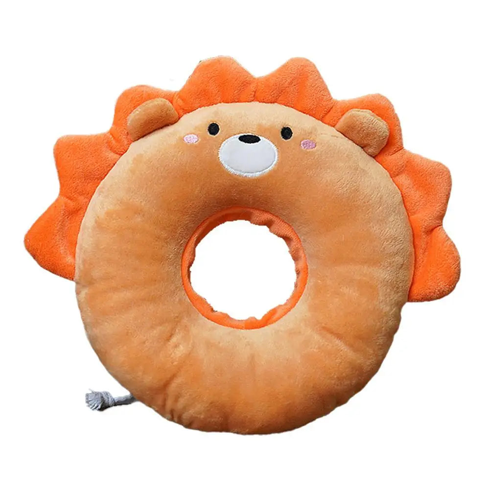 Soft Plush Pet Recovery Collar | Fun Crab & Lion Design
