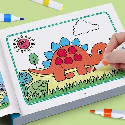 Boys Girls Children's Coloring Books Animals Baby Drawing Book School Peaceful Pleasures Health and Wellness