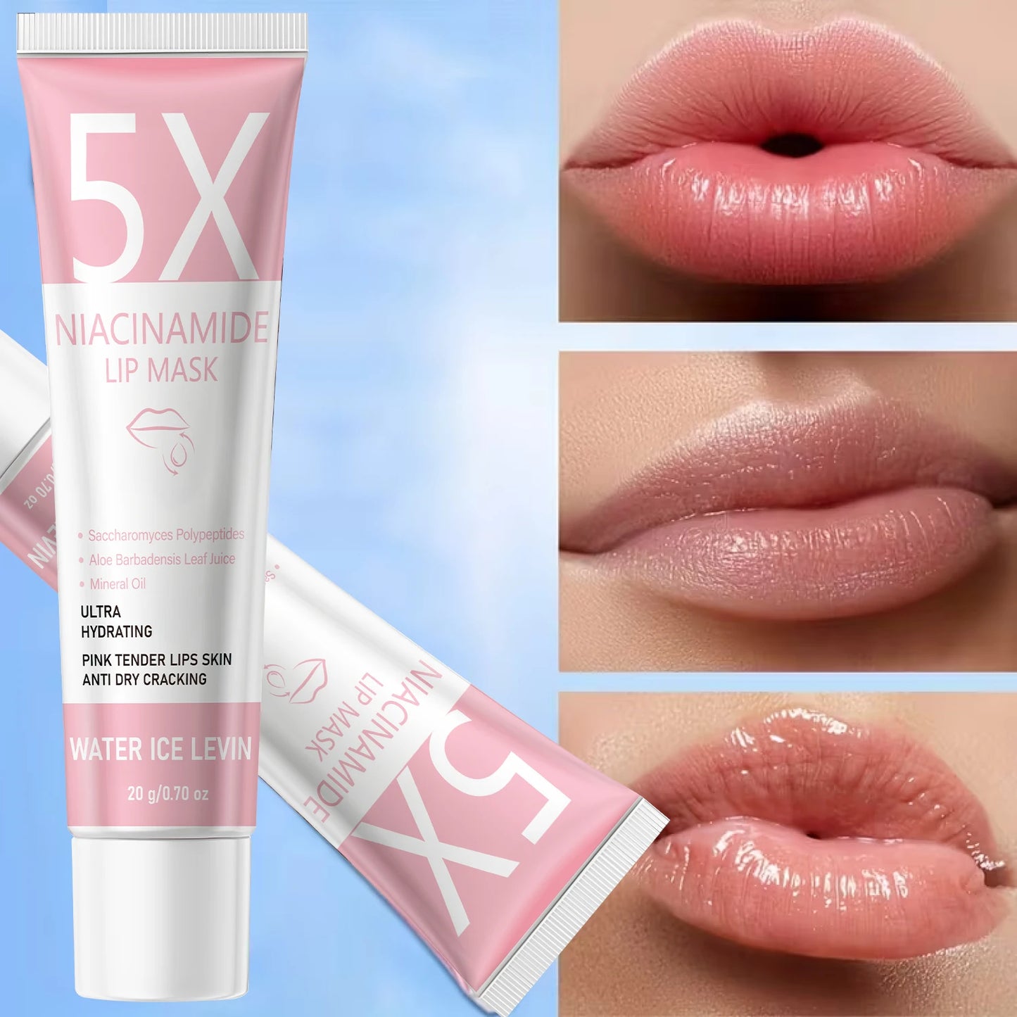 5X Niacinamide Lip Mask – Hydrating Aloe & Polypeptide Treatment