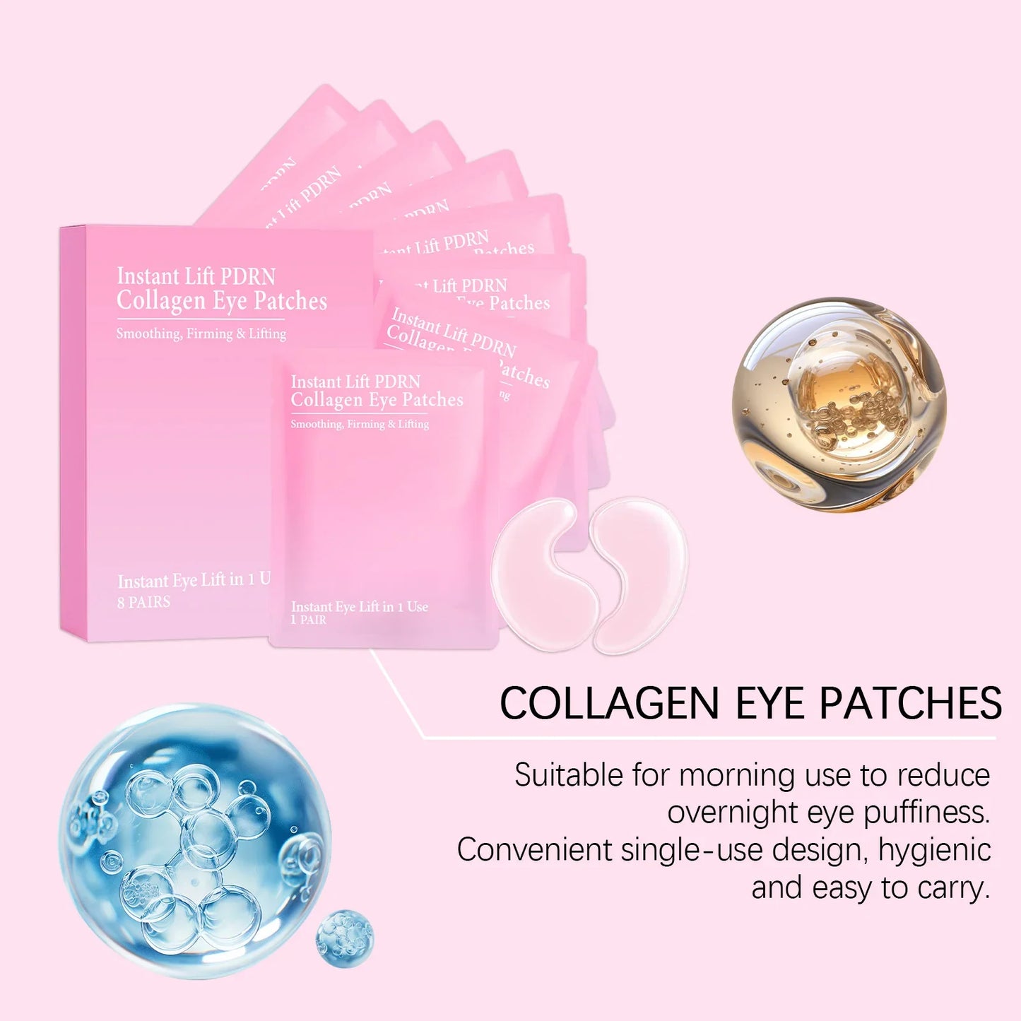 Collagen Hydrogel Eye Patches – Brighten & Firm Under Eyes