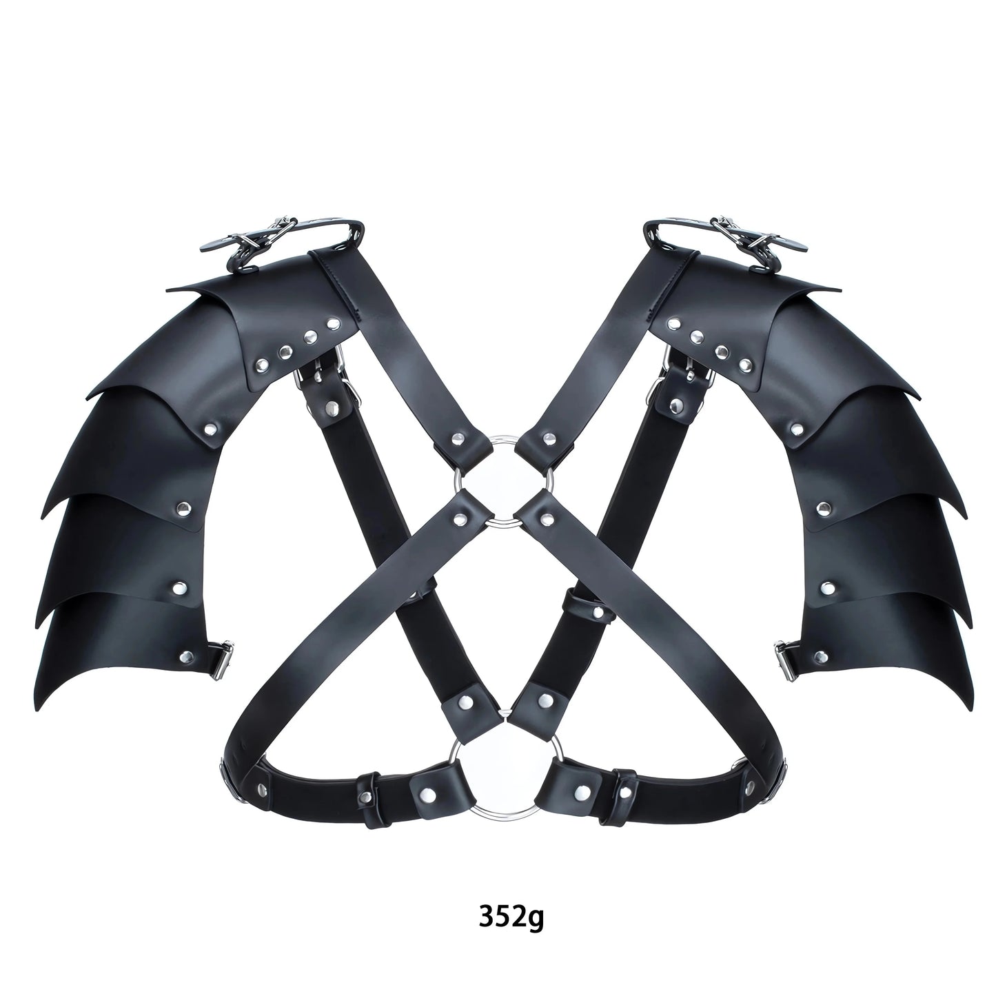 Men Vintage Medieval Knight Hooded Cloak Scarf Renaissance Belt Wrist