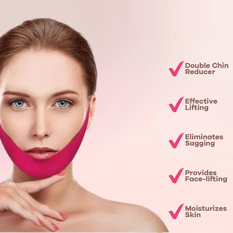 YURHERSU V-Pull Facial Mask – Firm, Lift & Glow | 3-Pack