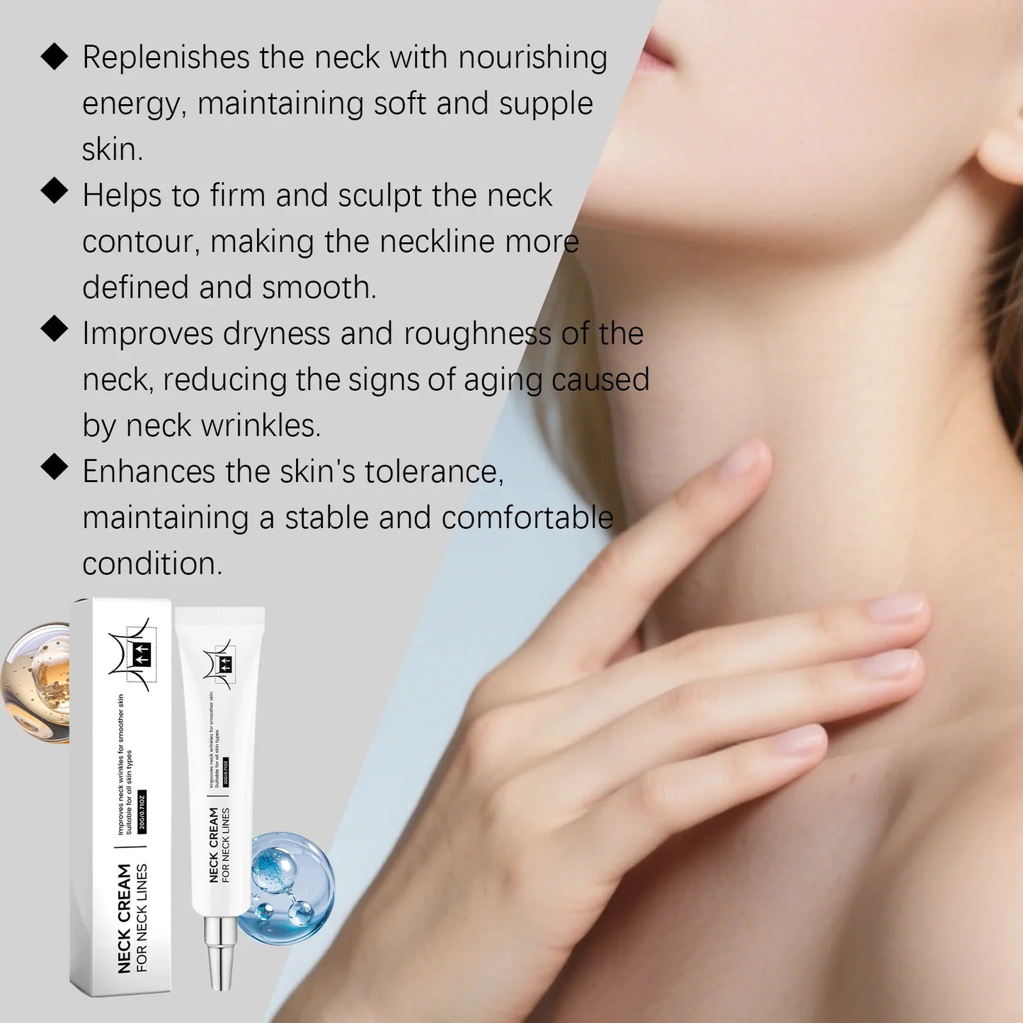 Neck Firming Lifting Cream – Anti-Aging Hydrating Moisturizer