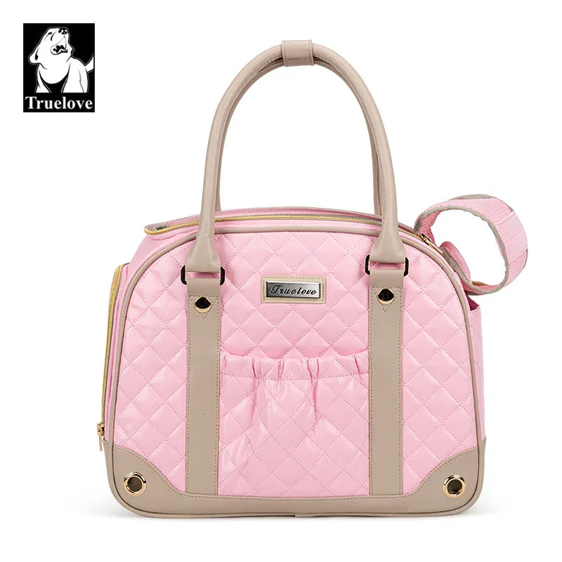 Truelove Fashion Pet Carrier Handbag Out of Portable Bag Space Cabin Hug Cat Dog Artifacts Out Bag Backpack Pet Box Cage TLX6971 Peaceful Pleasures Health and Wellness Pink M China Mainland