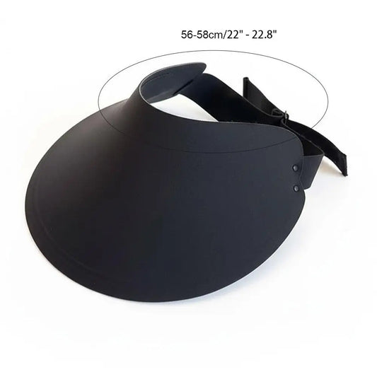 UPF 50+ Wide Brim Sun Visor Hat | Foldable & Reversible Sun Visor Hat Peaceful Pleasures Health and Wellness