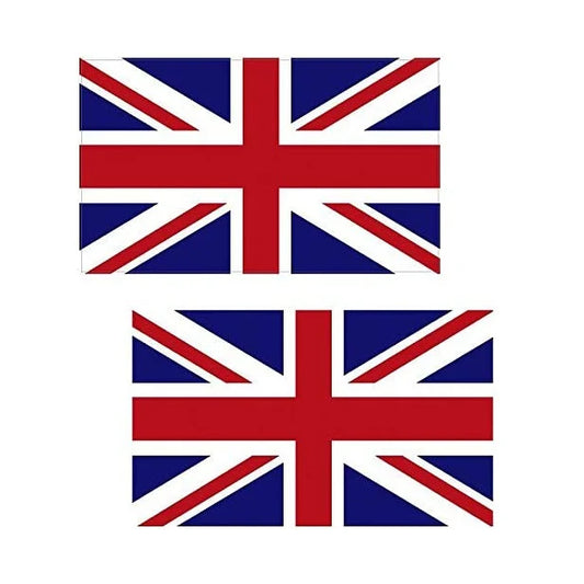 8cm Wide Great Britain Union Jack UK British Car Sticker And Decal for Windows, Cars, SUV, Trucks 2Pcs Peaceful Pleasures Health and Wellness Default Title