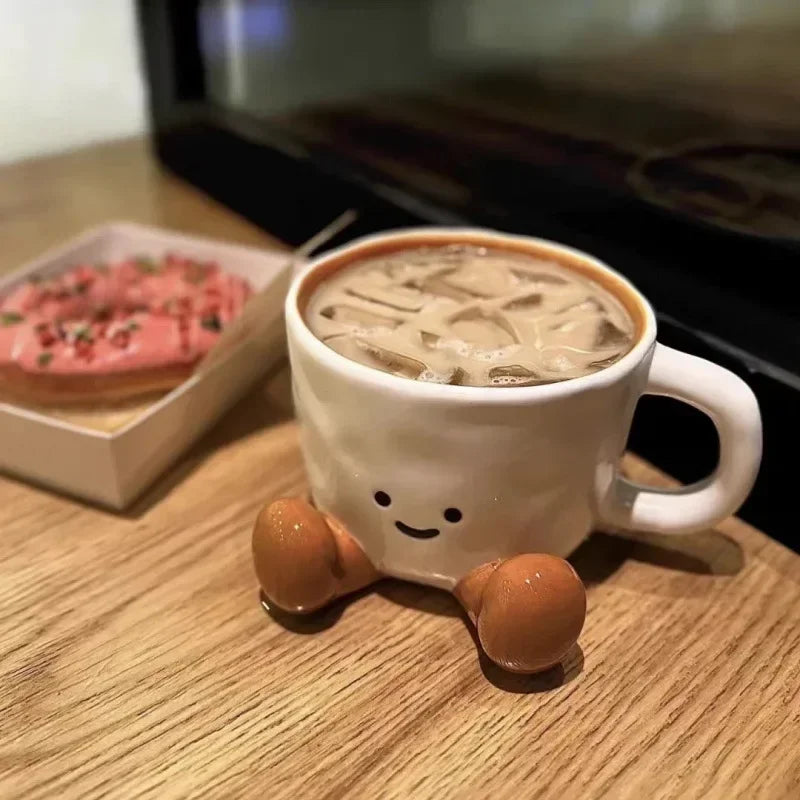 Cartoon Couple Ceramic Mug – Coffee, Tea & Breakfast Cup