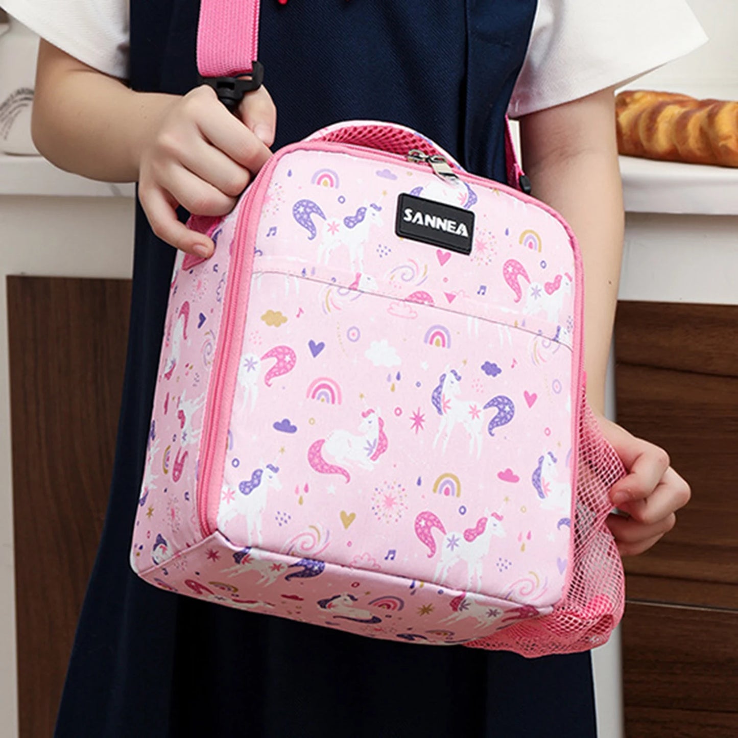 Insulated Thermal Cooler Lunch Bag Waterproof Preservation Snacks Storage Bag with Handle Student Sack Food Handbags Peaceful Pleasures Health and Wellness 5L 2