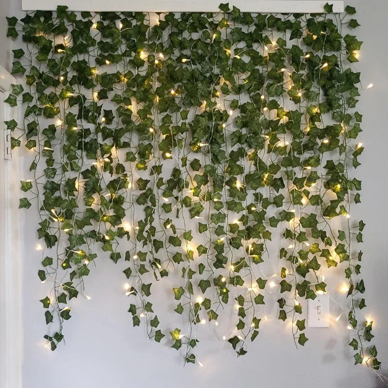 LED Ivy Vine String Lights – Artificial Leaf Garland 2/5/10M