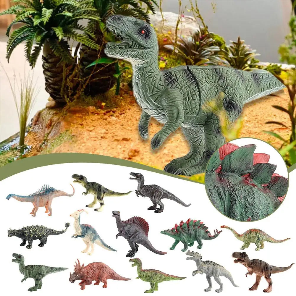 Dinosaur Model Toys Simulation Tynosaurus Rex Stegosaurus Triceratops