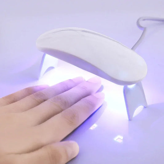 Mini 6W LED UV Nail Lamp Gel Curing Dryer USB 2-Pack UV Nail Curing Lamp Peaceful Pleasures Health and Wellness