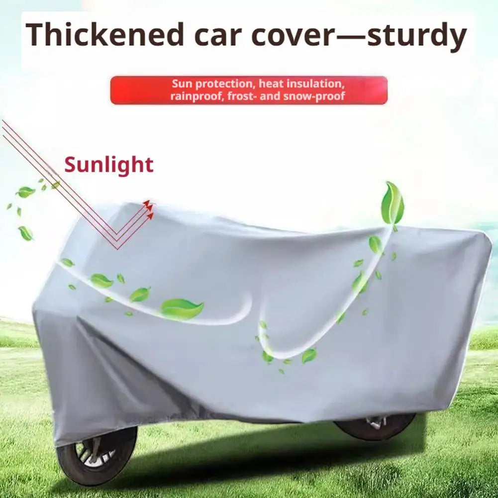 Thick Oxford Motorcycle Waterproof Cover Universal Outdoor Protection Dust Motorbike Rain Cover Sunshade Dustproof Uv Protective Peaceful Pleasures Health and Wellness