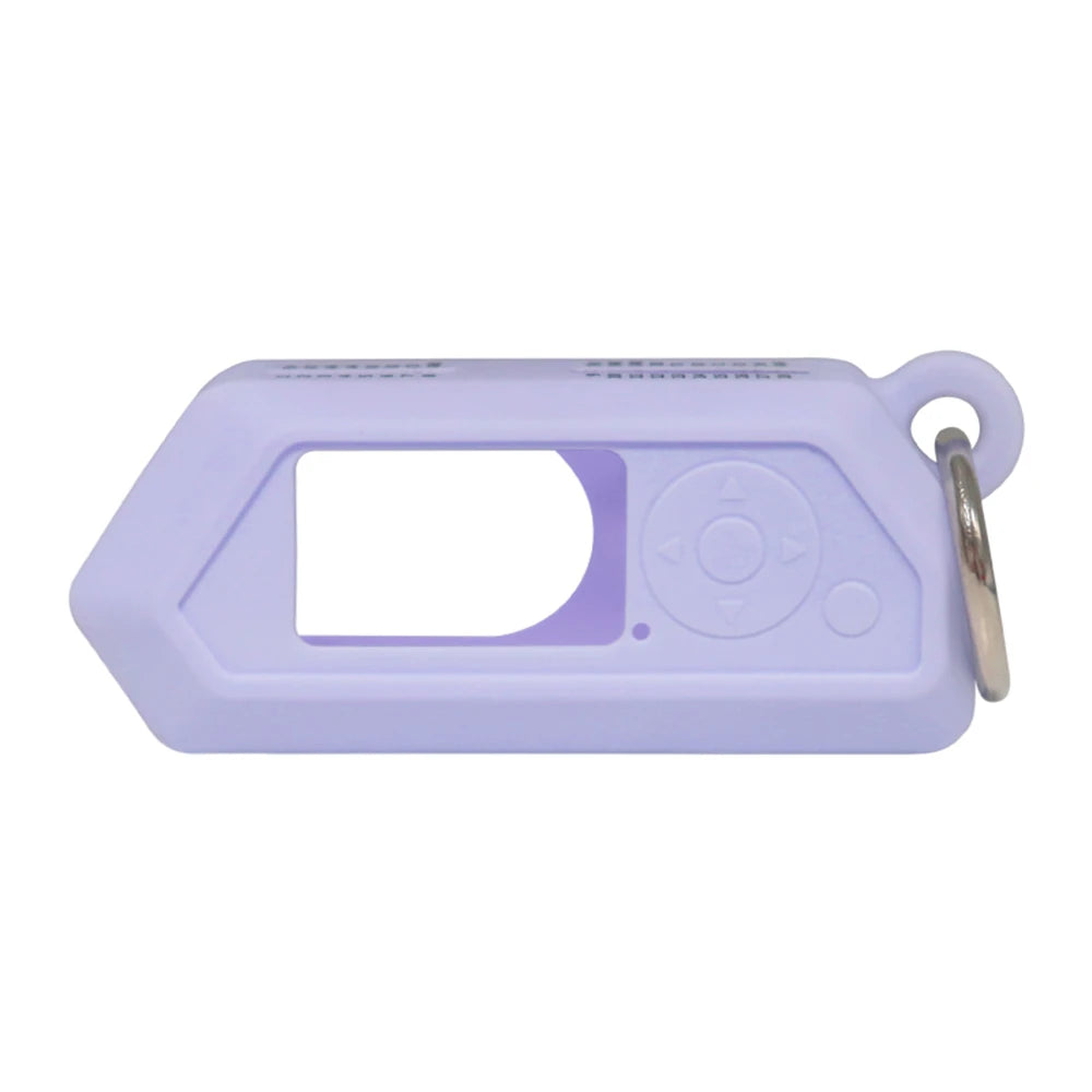 Silicone Case For Flipper Zero Game Console Protective Cover For Kids Game for Flipper Zero Body Shell Children Game Accessories Peaceful Pleasures Health and Wellness Light purple