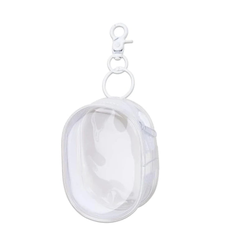 Clear Storage Bag with Hanging Hook – Multi-Purpose Travel Organizer Pouch for Cables & Cosmetics