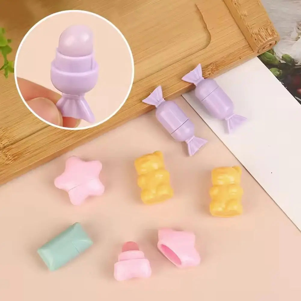 Cute Bear Mini Silicone Lip Brush – Portable Concealer Tool
