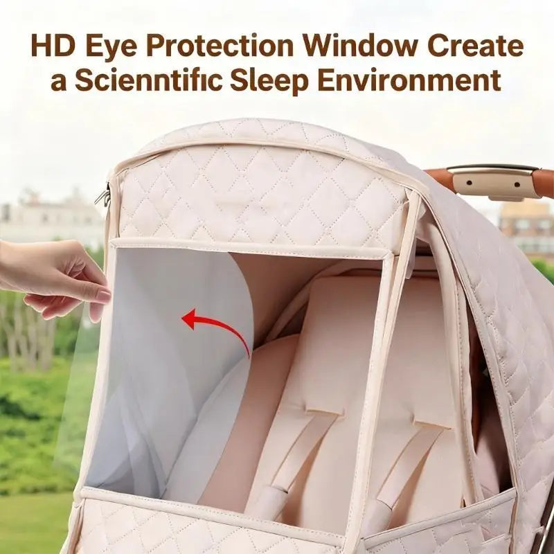 Universal Stroller Rain Cover – Waterproof Baby Carriage Shield