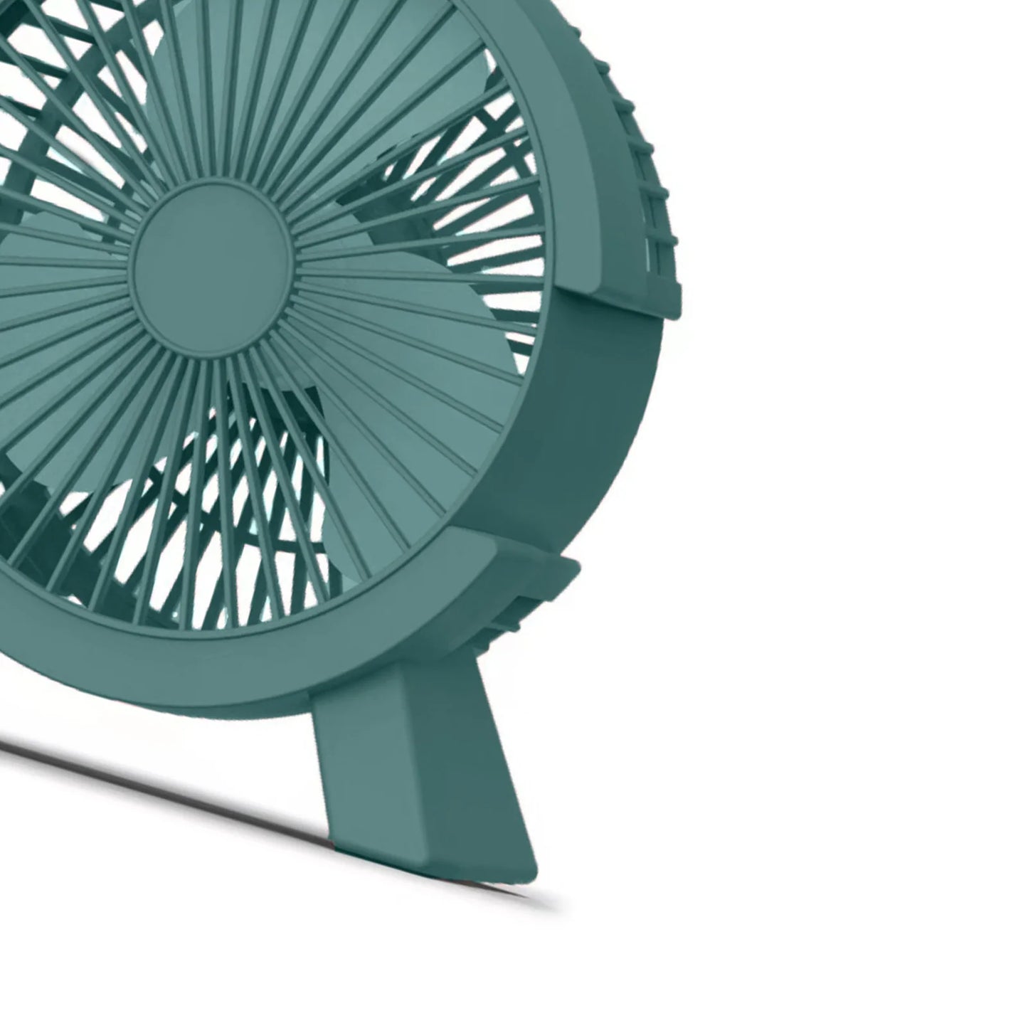 Cooling Table Desk Fan Rechargeable Air Cooler for Traveling Outdoor Office Peaceful Pleasures Health and Wellness