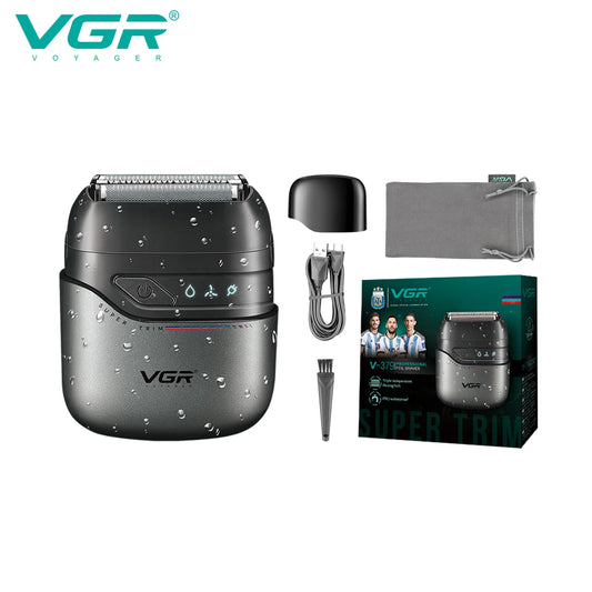 VGR Mini Double Head Shaver, Reciprocating Head, Men's Shaver, Apply to Face, Scrape White Hair, Cleaning and Trimmer V-379 Peaceful Pleasures Health and Wellness USB