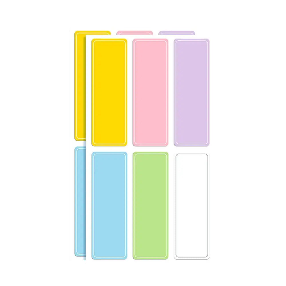 Subject Classification Name Tag Sticker Table Desk Stickers Decoration Sticker Name Labels Self-Adhesive Marking Nameplates Peaceful Pleasures Health and Wellness A-10Sheet-60pcs-