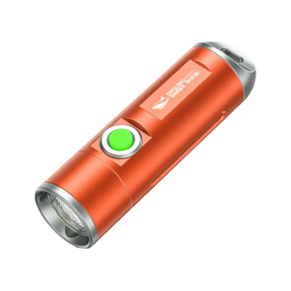 Mini Tactical LED Flashlight | 5 Modes USB Rechargeable Keychain