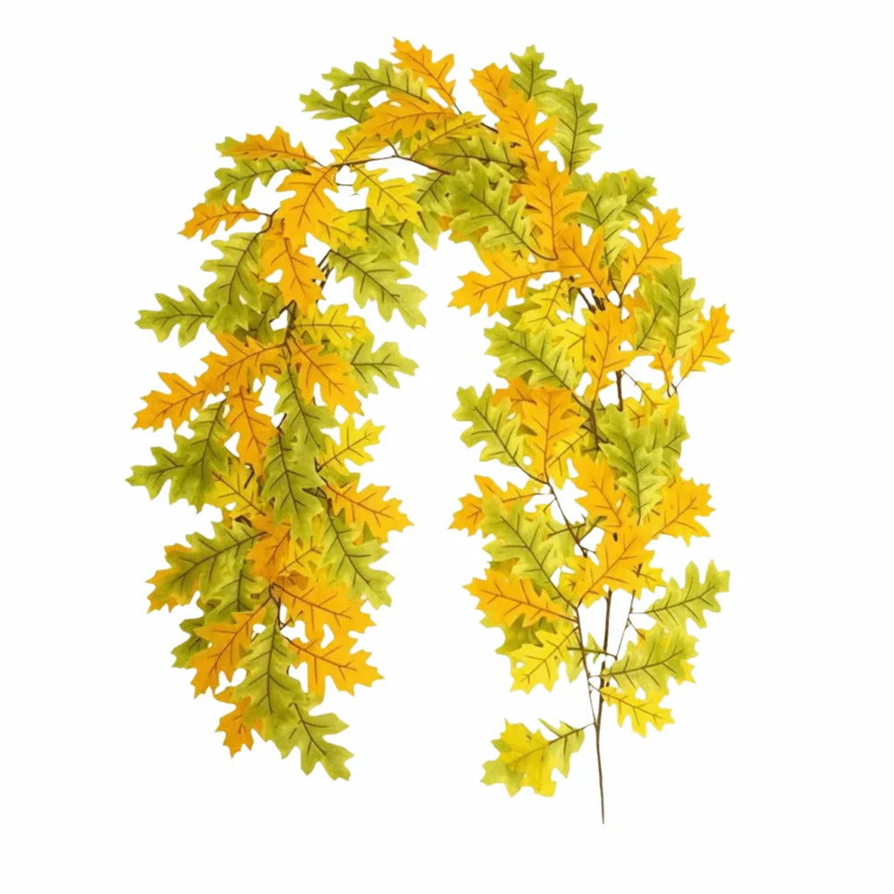 Artificial Silk Willow Vine Garland 180cm – Green Leaf Décor