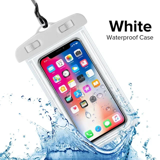 Waterproof Phone Pouch | Glow Dry Bag for Swimming & Beach