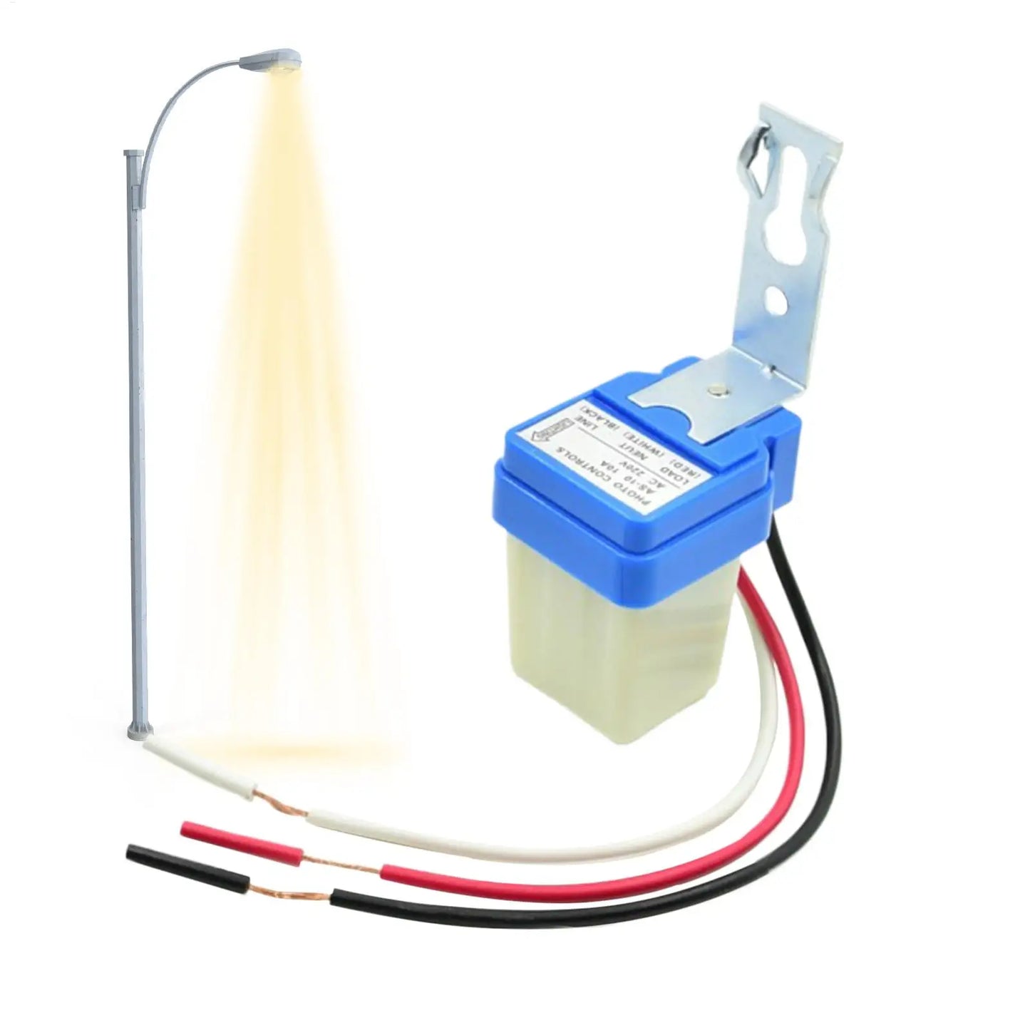 Photocell Sensor Switch 220V 10A Auto Dusk to Dawn Photoswitch