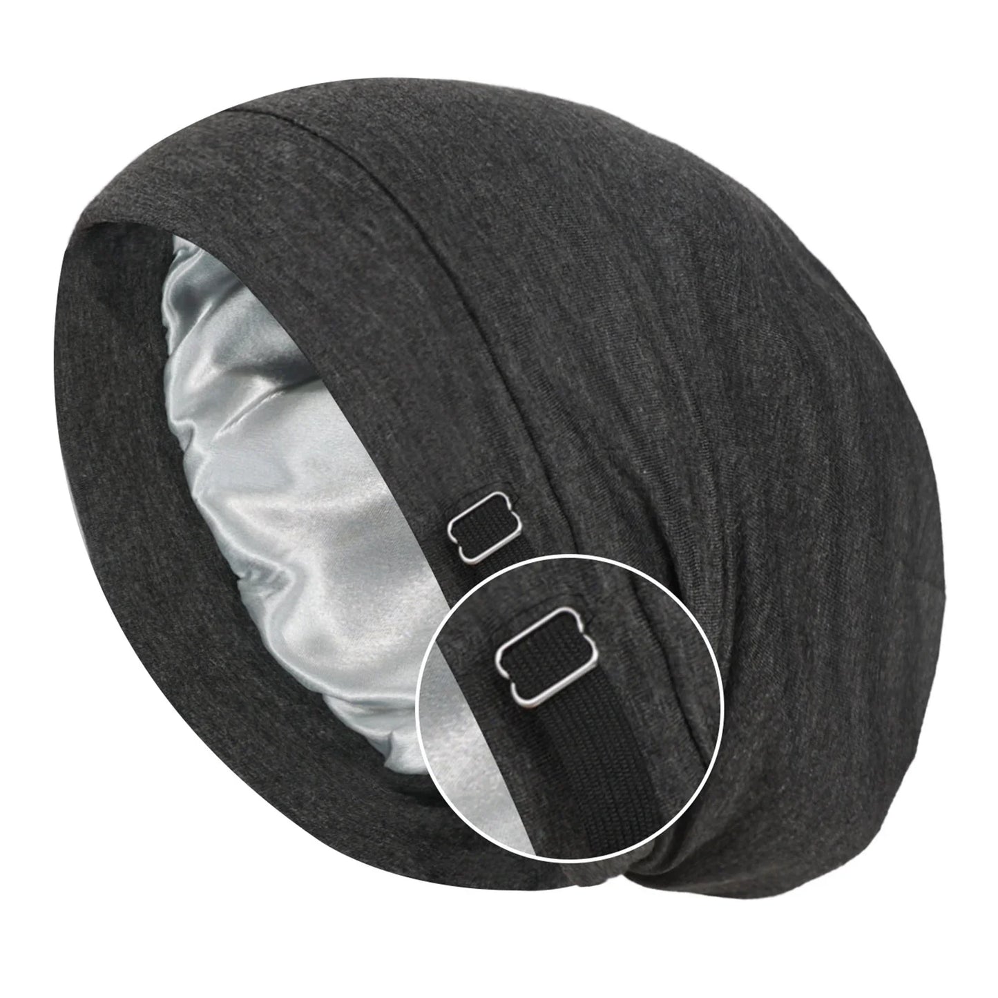 Satin Sleep Bonnet – Adjustable Hair Cap for Women