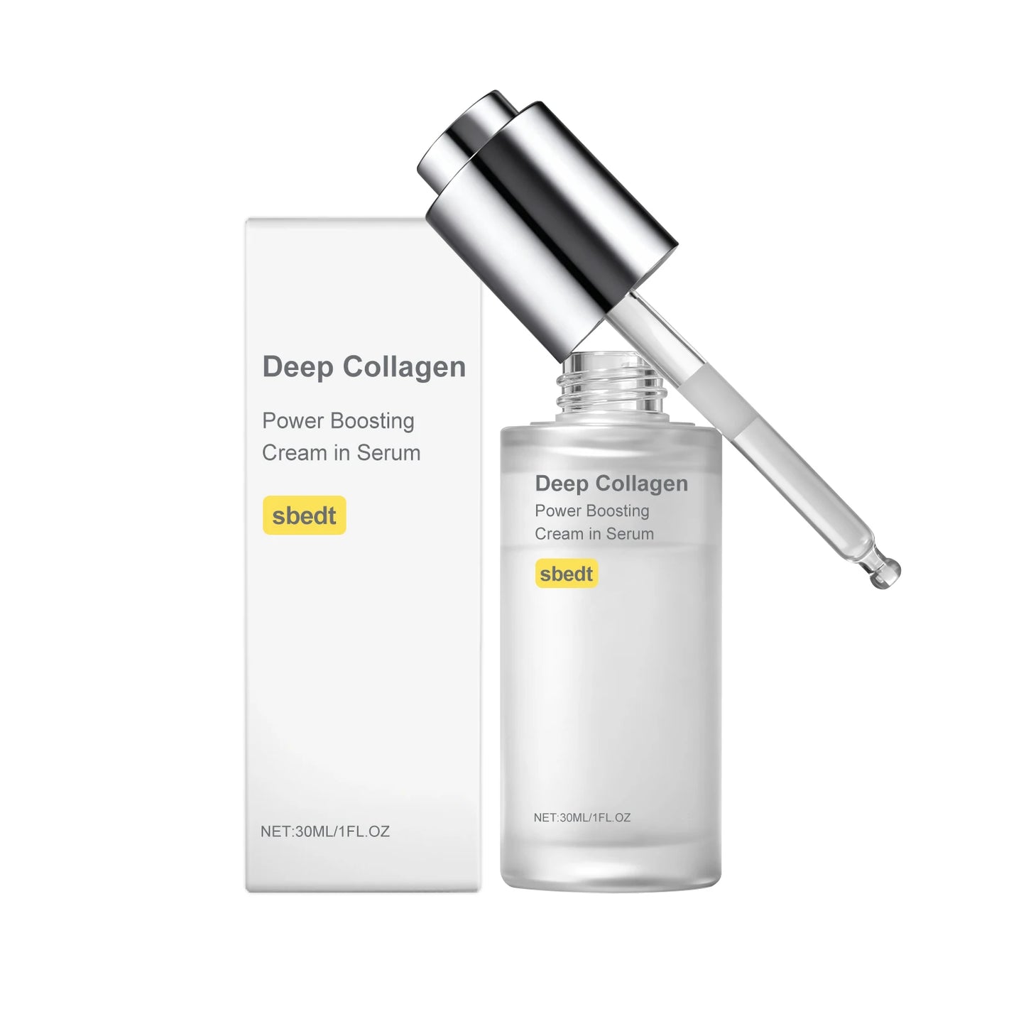 Hydrolyzed Collagen Firming Facial Essence Lock Skin Moisture Relieve Dryness Antioxidant Deep Moisturizing Face Soothing Serum Peaceful Pleasures Health and Wellness 30ml 30ml