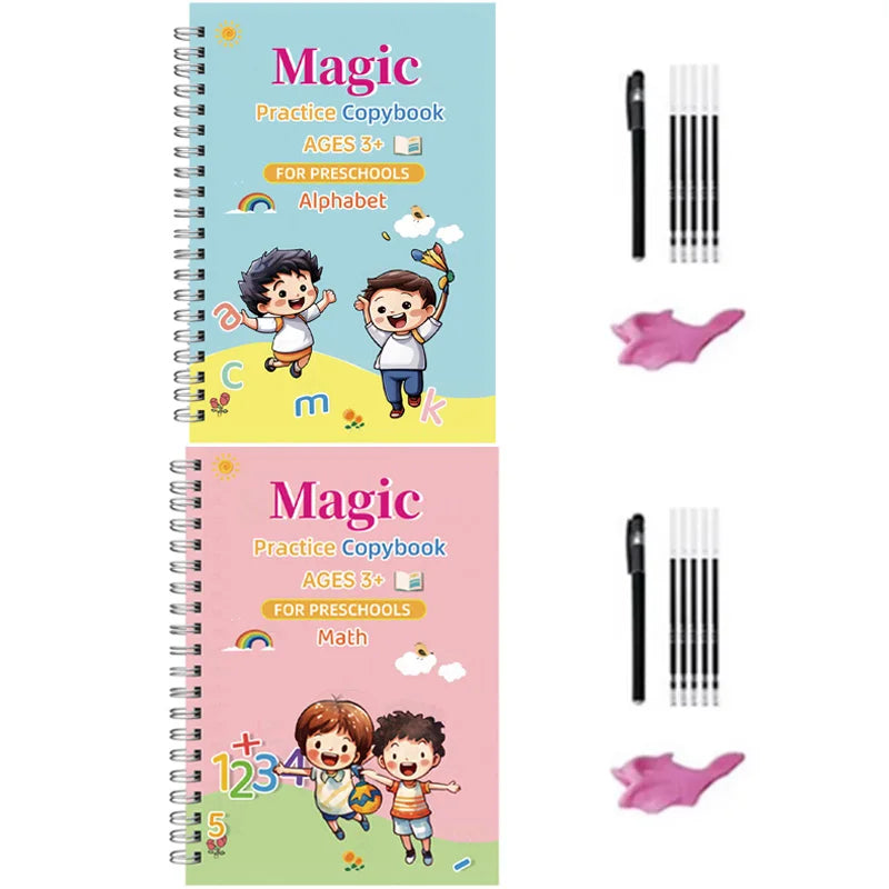 Sank Magic Practice Copybook Pen Preschools Kids Calligraphy English