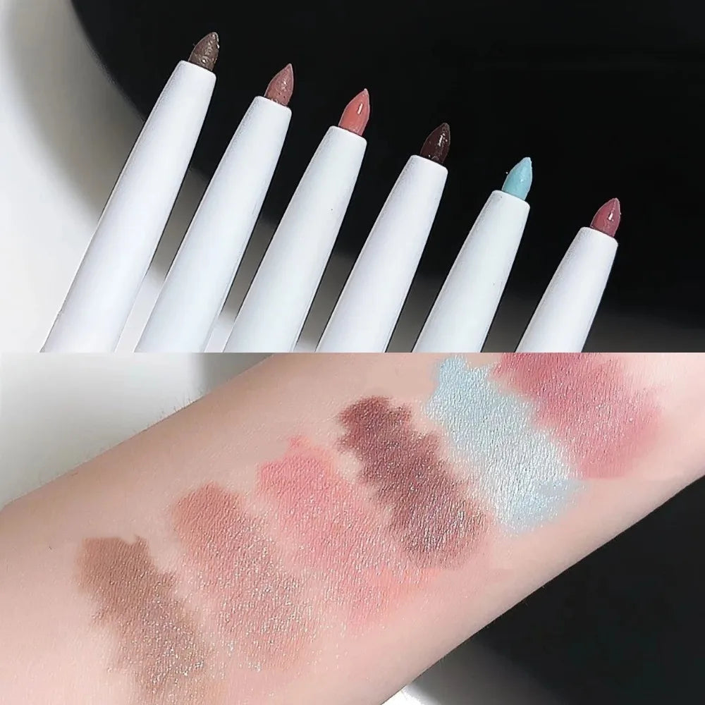 Glitter Eyeshadow Eyeliner Gel Pen – Waterproof Tea Brown